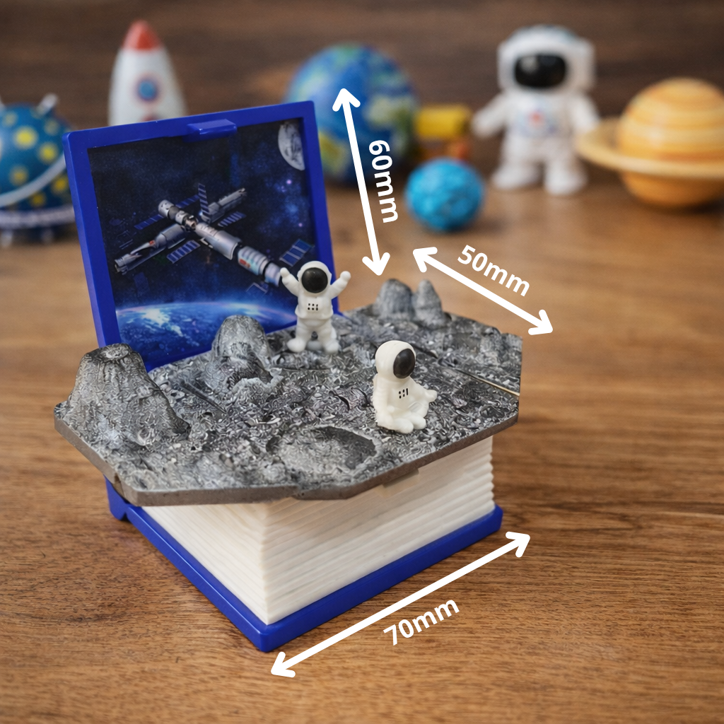 Mini Libro Sorpresa 3D – Llavero Pop-Up